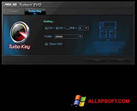 Ekrānuzņēmums TurboV EVO Windows XP