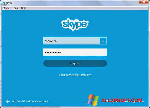 Ekrānuzņēmums Skype Setup Full Windows XP