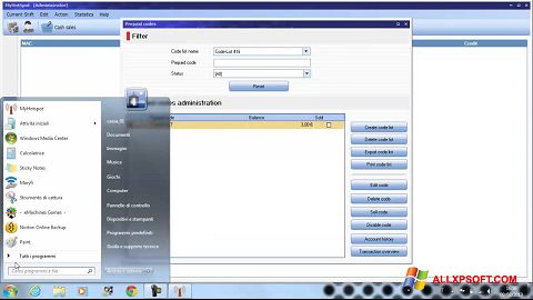 Ekrānuzņēmums MyHotspot Windows XP