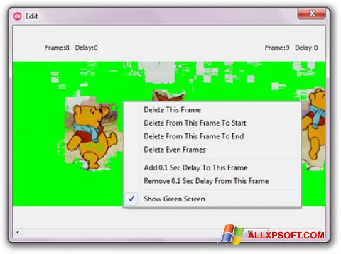 Ekrānuzņēmums GifCam Windows XP