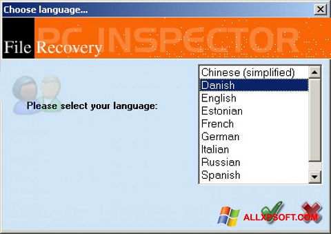 Ekrānuzņēmums PC Inspector File Recovery Windows XP