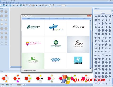 Ekrānuzņēmums Sothink Logo Maker Windows XP