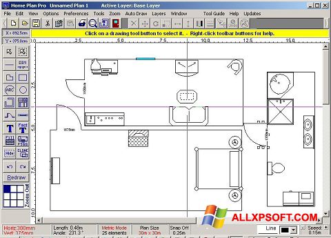 Ekrānuzņēmums Home Plan Pro Windows XP