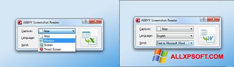 Ekrānuzņēmums ABBYY Screenshot Reader Windows XP