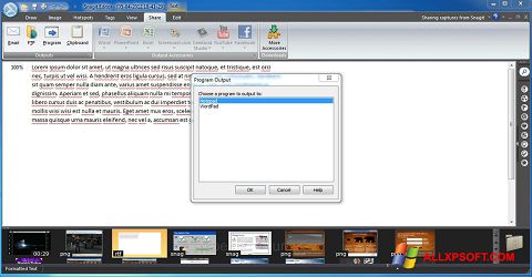 Ekrānuzņēmums Snagit Windows XP