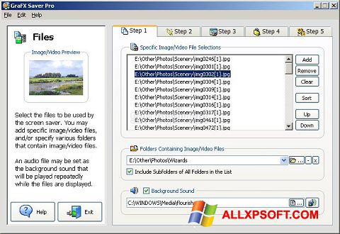 Ekrānuzņēmums VideoSaver Windows XP
