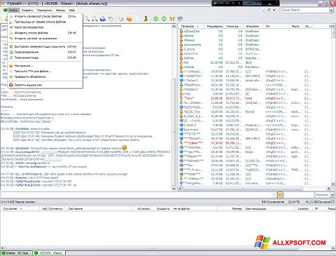 Ekrānuzņēmums FlylinkDC++ Windows XP