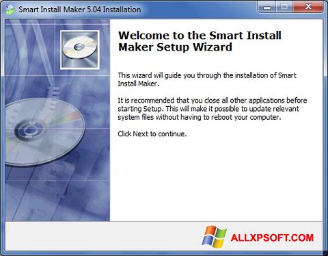 Ekrānuzņēmums Smart Install Maker Windows XP