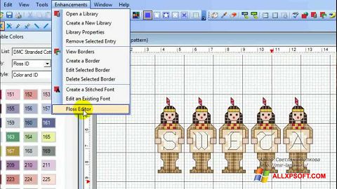 Ekrānuzņēmums Stitch Art Easy Windows XP