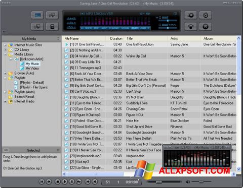 Ekrānuzņēmums JetAudio Windows XP