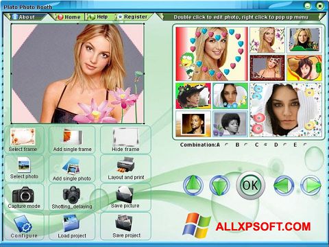 Ekrānuzņēmums Photo Booth Windows XP