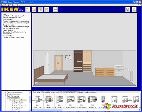 Ekrānuzņēmums IKEA Home Planner Windows XP