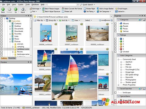 Ekrānuzņēmums ACDSee Photo Manager Windows XP