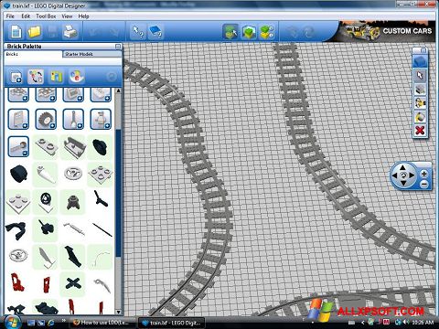 Ekrānuzņēmums LEGO Digital Designer Windows XP