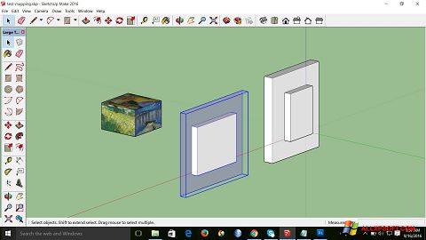 Ekrānuzņēmums SketchUp Make Windows XP