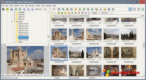 Ekrānuzņēmums FastStone Image Viewer Windows XP