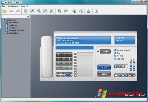 Ekrānuzņēmums VentaFax Windows XP