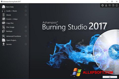 Ekrānuzņēmums Ashampoo Burning Studio Windows XP
