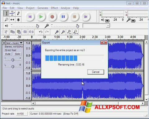 Ekrānuzņēmums Lame MP3 Encoder Windows XP